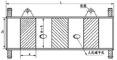 煤氣靜態(tài)混合器結構圖